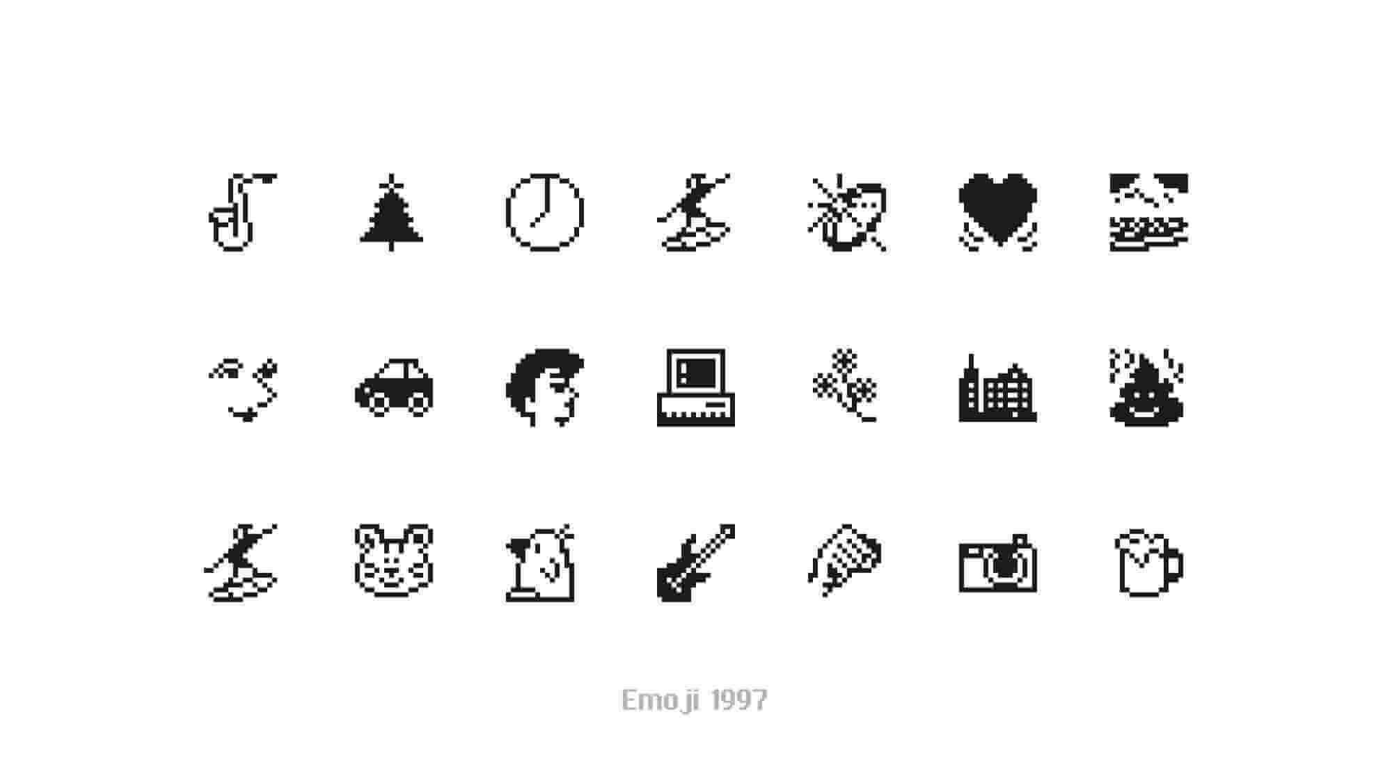 Softbank Emoji 1997 | Frames X UI Kit